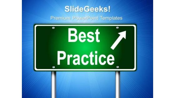Best Practice Signpost Metaphor PowerPoint Templates And PowerPoint Themes 0312 Best Practice Signpost Metaphor PowerPoint Templates And PowerPoint Themes 0312