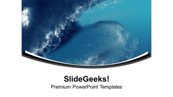 Big Tide In Sea Level PowerPoint Templates Ppt Backgrounds For Slides 0513