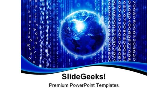 Binary Abstract Background PowerPoint Templates And PowerPoint Backgrounds 0311