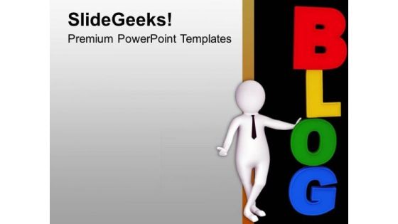 Blog Help To Write Your Views PowerPoint Templates Ppt Backgrounds For Slides 0713 Blog Help To Write Your Views PowerPoint Templates Ppt Backgrounds For Slides 0713