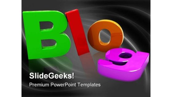 Blog Internet PowerPoint Templates And PowerPoint Backgrounds 0211