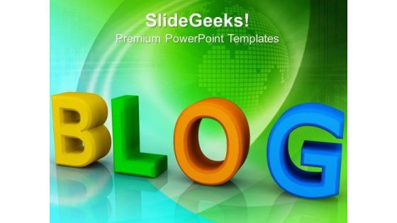 Blog Internet PowerPoint Templates And PowerPoint Themes 0712