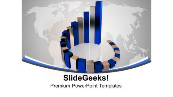 Blue And Gray Bars Business PowerPoint Templates And PowerPoint Themes 1012 Blue And Gray Bars Business PowerPoint Templates And PowerPoint Themes 1012