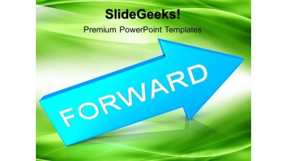 Blue Arrow With Forward PowerPoint Templates And PowerPoint Themes 1012 Blue Arrow With Forward PowerPoint Templates And PowerPoint Themes 1012