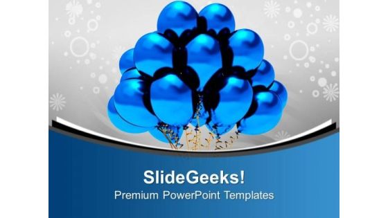 Blue Balloons For Celebration PowerPoint Templates Ppt Backgrounds For Slides 0513 Blue Balloons For Celebration PowerPoint Templates Ppt Backgrounds For Slides 0513