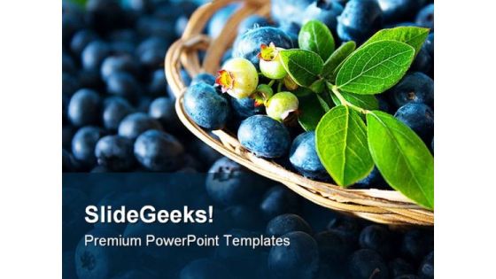 Blue Berries Food PowerPoint Templates And PowerPoint Backgrounds 0211 Blue Berries Food PowerPoint Templates And PowerPoint Backgrounds 0211