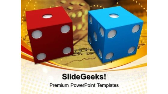 Blue Red Dice Marketing PowerPoint Templates And PowerPoint Themes 0712 Blue Red Dice Marketing PowerPoint Templates And PowerPoint Themes 0712