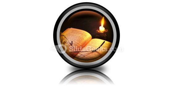 Book Candle PowerPoint Icon Cc Book Candle PowerPoint Icon Cc