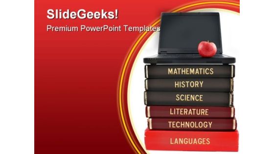 Books01 Education PowerPoint Template 0810 Books01 Education PowerPoint Template 0810