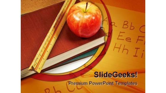 Books Education PowerPoint Template 0810 Books Education PowerPoint Template 0810
