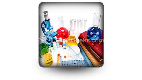 Books Flasks PowerPoint Icon S Books Flasks PowerPoint Icon S