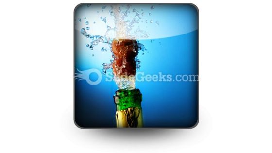 Bottle Of Champagne PowerPoint Icon S Bottle Of Champagne PowerPoint Icon S