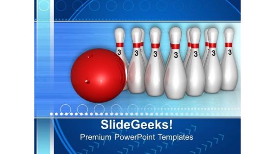 Bowling Game Targets PowerPoint Templates And PowerPoint Themes 0712 Bowling Game Targets PowerPoint Templates And PowerPoint Themes 0712