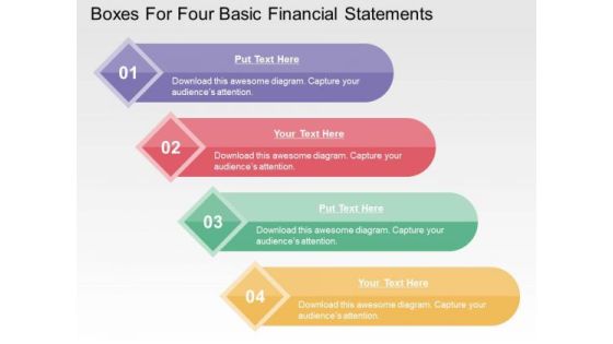 Boxes For Four Basic Financial Statements PowerPoint Templates Boxes For Four Basic Financial Statements PowerPoint Templates