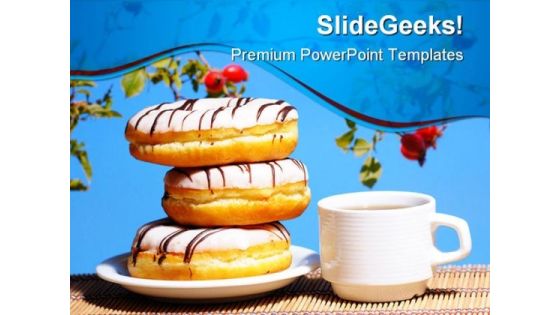 Break Fast Food PowerPoint Template 0810 Break Fast Food PowerPoint Template 0810