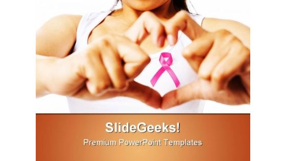 Breast Cancer Ribbon Medical PowerPoint Themes And PowerPoint Slides 0411 Breast Cancer Ribbon Medical PowerPoint Themes And PowerPoint Slides 0411
