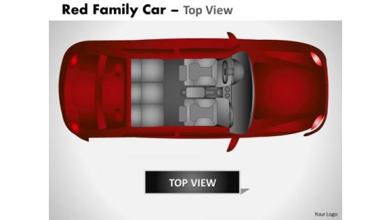 Bridge Red Family Car PowerPoint Slides And Ppt Diagram Templates