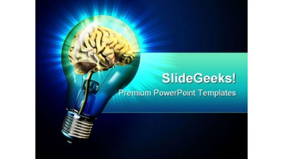 Bright Idea Business PowerPoint Template 1110