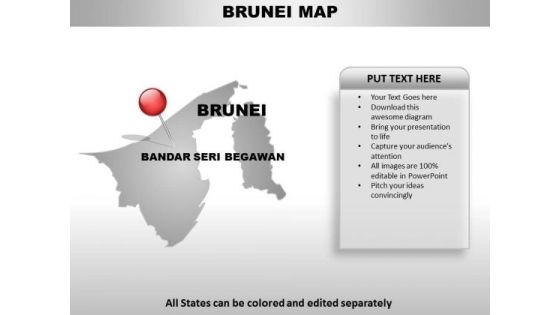 Brunei Country PowerPoint Maps