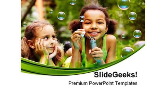 Bubble Fun Children PowerPoint Themes And PowerPoint Slides 0411 Bubble Fun Children PowerPoint Themes And PowerPoint Slides 0411