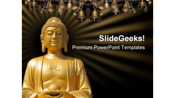 Buddha Religion PowerPoint Template 0610 Buddha Religion PowerPoint Template 0610