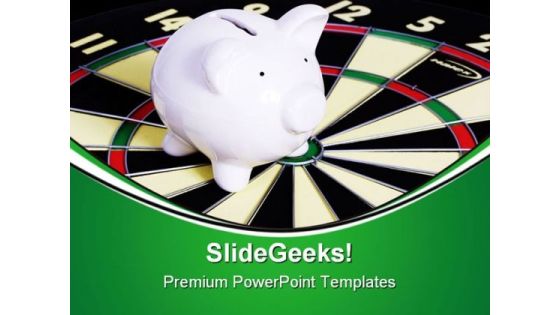 Bulls Eye For Saving Finance PowerPoint Templates And PowerPoint Backgrounds 0211 Bulls Eye For Saving Finance PowerPoint Templates And PowerPoint Backgrounds 0211
