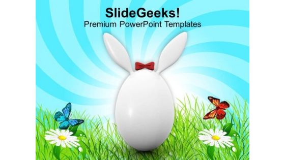 Bunny Symbol Of Easter Day Holiday PowerPoint Templates Ppt Backgrounds For Slides 0313 Bunny Symbol Of Easter Day Holiday PowerPoint Templates Ppt Backgrounds For Slides 0313