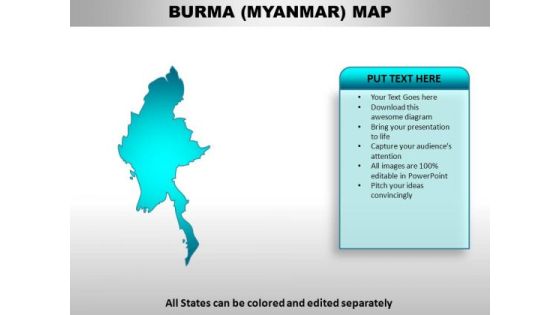 Burma Myanmar PowerPoint Maps Burma Myanmar PowerPoint Maps