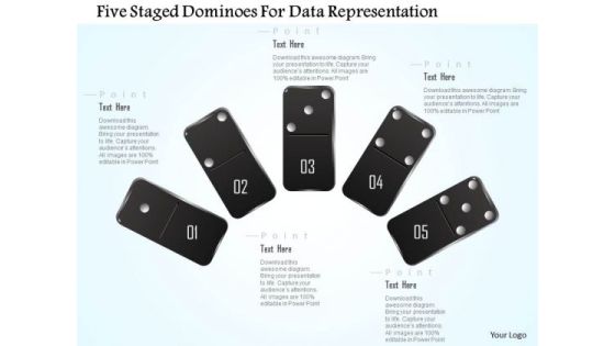 Busines Diagram Five Staged Dominoes For Data Representation Presentation Template Busines Diagram Five Staged Dominoes For Data Representation Presentation Template