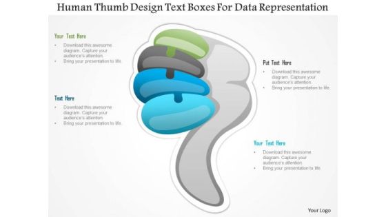 Busines Diagram Human Thumb Design Text Boxes For Data Representation Ppt Template Busines Diagram Human Thumb Design Text Boxes For Data Representation Ppt Template