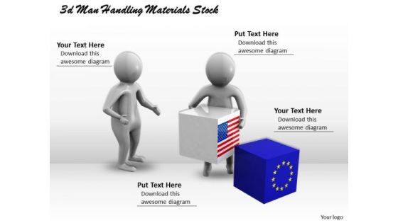 Business And Strategy 3d Men Handling Materials Stock Concept Statement Business And Strategy 3d Men Handling Materials Stock Concept Statement
