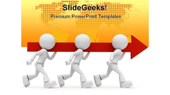Business Arrow01 People PowerPoint Template 1010 Business Arrow01 People PowerPoint Template 1010