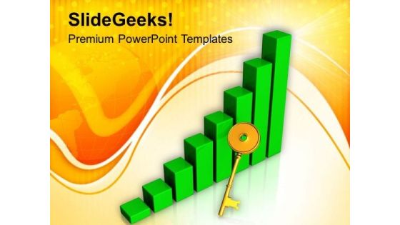 Business Bar Graph With Golden Key PowerPoint Templates Ppt Backgrounds For Slides 0613 Business Bar Graph With Golden Key PowerPoint Templates Ppt Backgrounds For Slides 0613