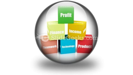 Business Blocks PowerPoint Icon C Business Blocks PowerPoint Icon C