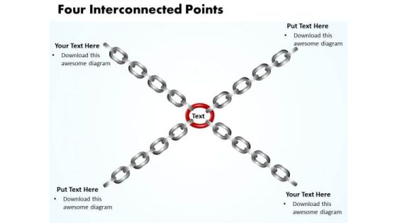 Business Charts PowerPoint Templates Four Interconnected Points Editable Sales Business Charts PowerPoint Templates Four Interconnected Points Editable Sales