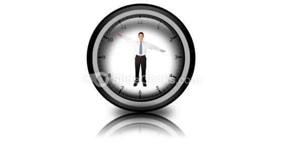 Business Clock PowerPoint Icon Cc Business Clock PowerPoint Icon Cc