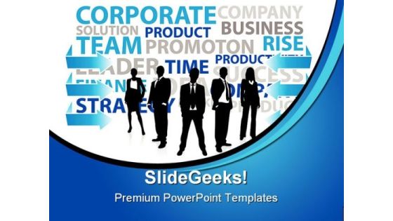 Business Concept People PowerPoint Template 0910
