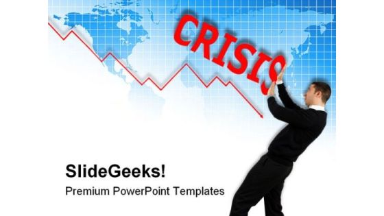 Business Crisis Global PowerPoint Templates And PowerPoint Backgrounds 0611