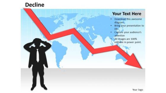 Business Cycle Diagram Decline Marketing Diagram