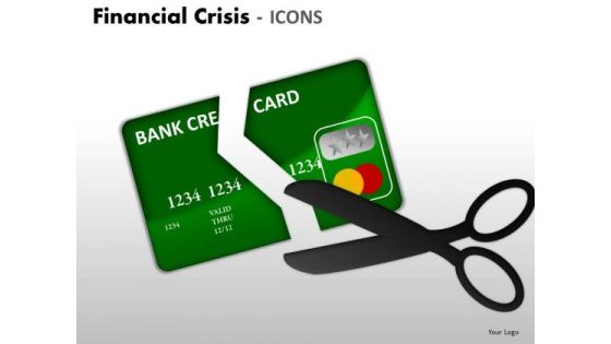 Business Cycle Diagram Financial Crisis Icons Business Finance Strategy Development