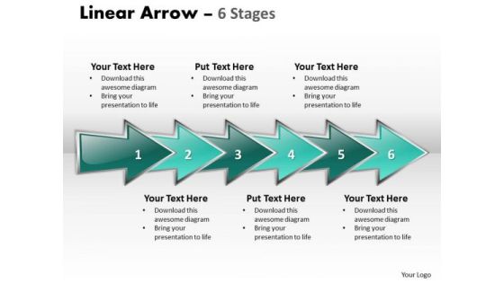 Business Cycle Diagram Linear Arrow 6 Stages Sales Diagram Business Cycle Diagram Linear Arrow 6 Stages Sales Diagram