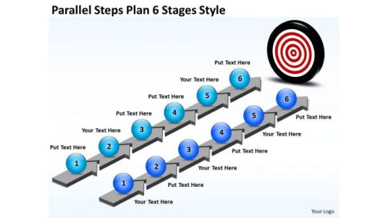 Business Cycle Diagram Parallel Steps Plan 6 Stages Style Strategic Management Business Cycle Diagram Parallel Steps Plan 6 Stages Style Strategic Management