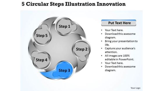 Business Development Strategy Circular Steps Illustration Innovation Growth Business Development Strategy Circular Steps Illustration Innovation Growth