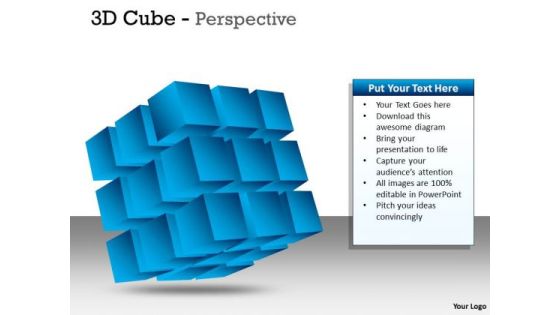 Business Diagram 3d Blue Cube Perspective Ppt Sales Diagram Business Diagram 3d Blue Cube Perspective Ppt Sales Diagram