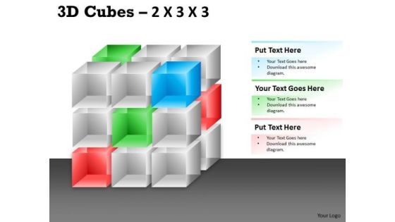 Business Diagram 3d Cubes 2x3x3 Marketing Diagram Business Diagram 3d Cubes 2x3x3 Marketing Diagram