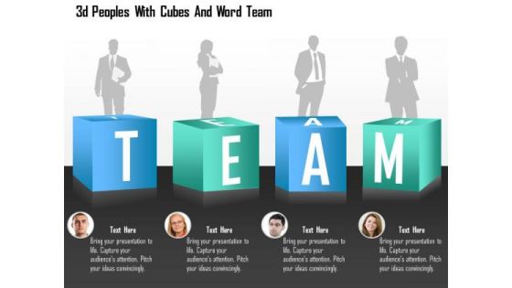 Business Diagram 3d Peoples With Cubes And Word Team Presentation Template Business Diagram 3d Peoples With Cubes And Word Team Presentation Template