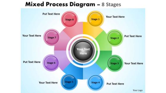 Business Diagram 8 Stages Mixed Process Diagram For Business Strategic Management Business Diagram 8 Stages Mixed Process Diagram For Business Strategic Management