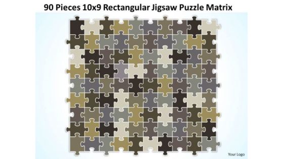 Business Diagram 90 Pieces 10x9 Rectangular Jigsaw Puzzle Matrix Sales Diagram Business Diagram 90 Pieces 10x9 Rectangular Jigsaw Puzzle Matrix Sales Diagram