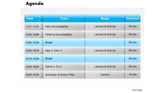Business Diagram Agenda For Daily Lecture Schedule With Time And Topic Presentation Template Business Diagram Agenda For Daily Lecture Schedule With Time And Topic Presentation Template