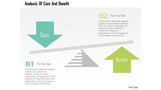 Business Diagram Analysis Of Cost And Benefit Presentation Template Business Diagram Analysis Of Cost And Benefit Presentation Template